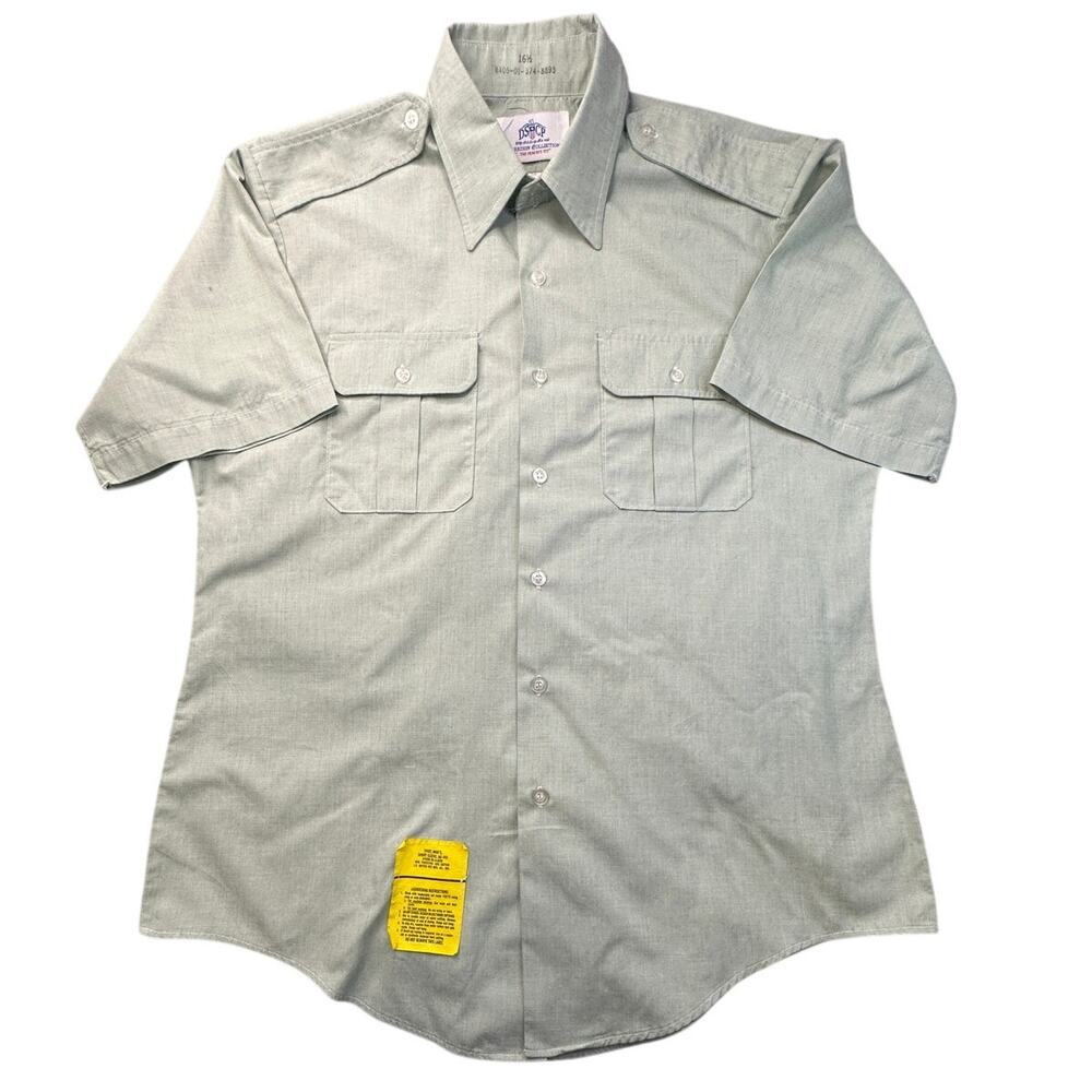 DSCP Garrison Collection Army Green AG-415 Dress Shirt 16.5 Military Gorpcore